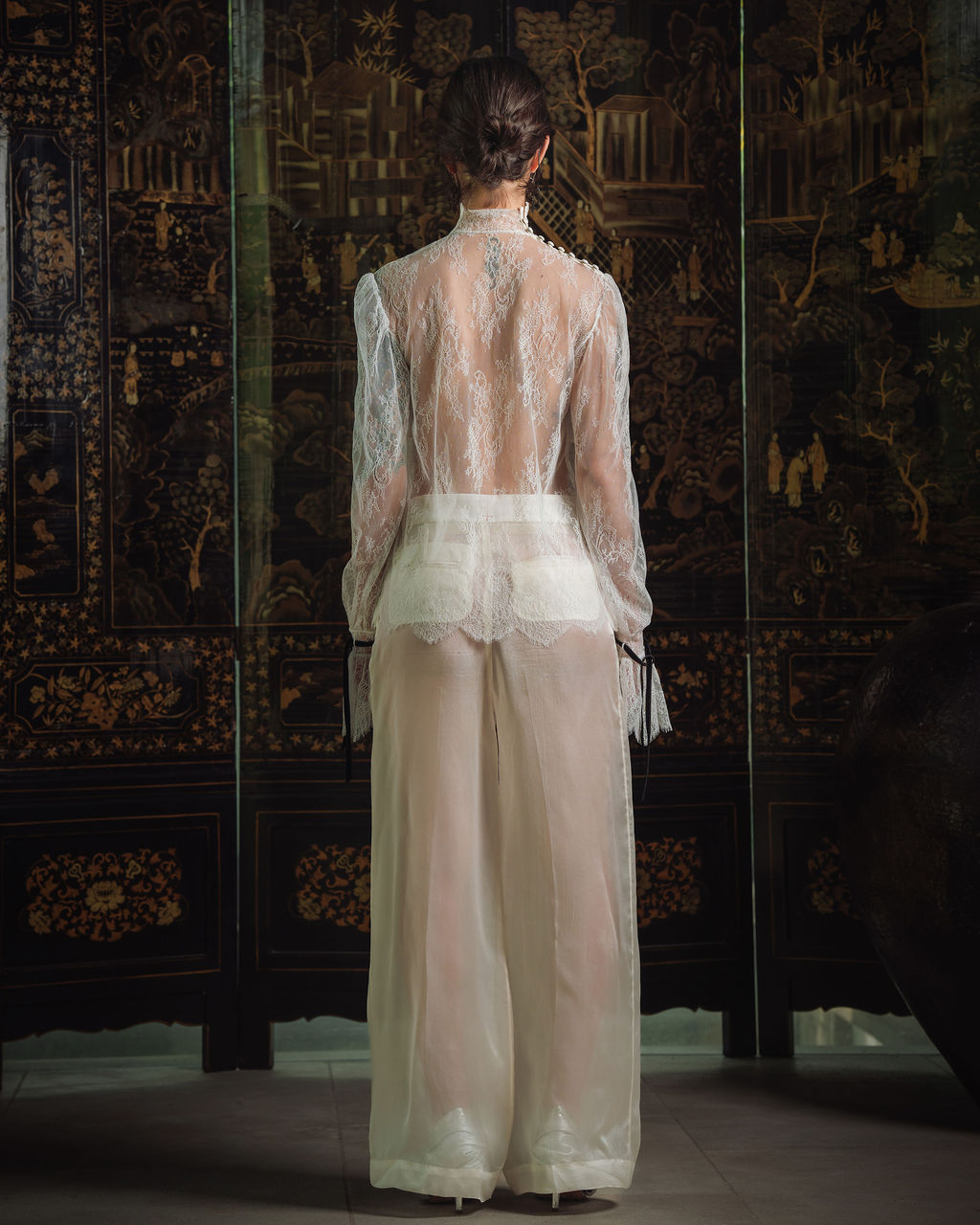 Rumi Lace Shirt - White