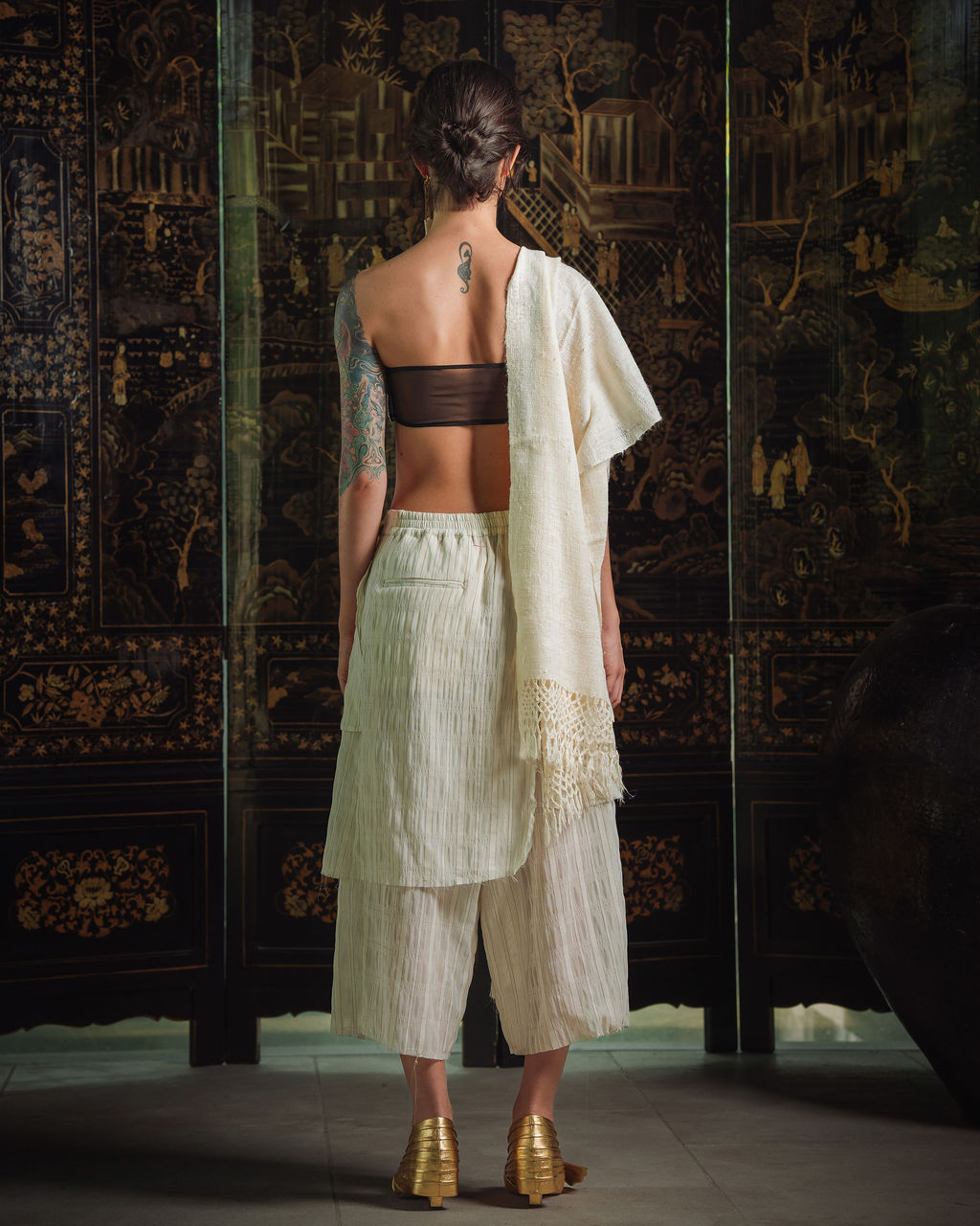 Manto de Seda y Lana