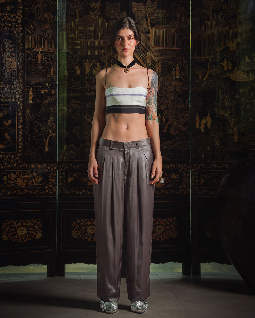 Roberta Top - Violet One Kimono