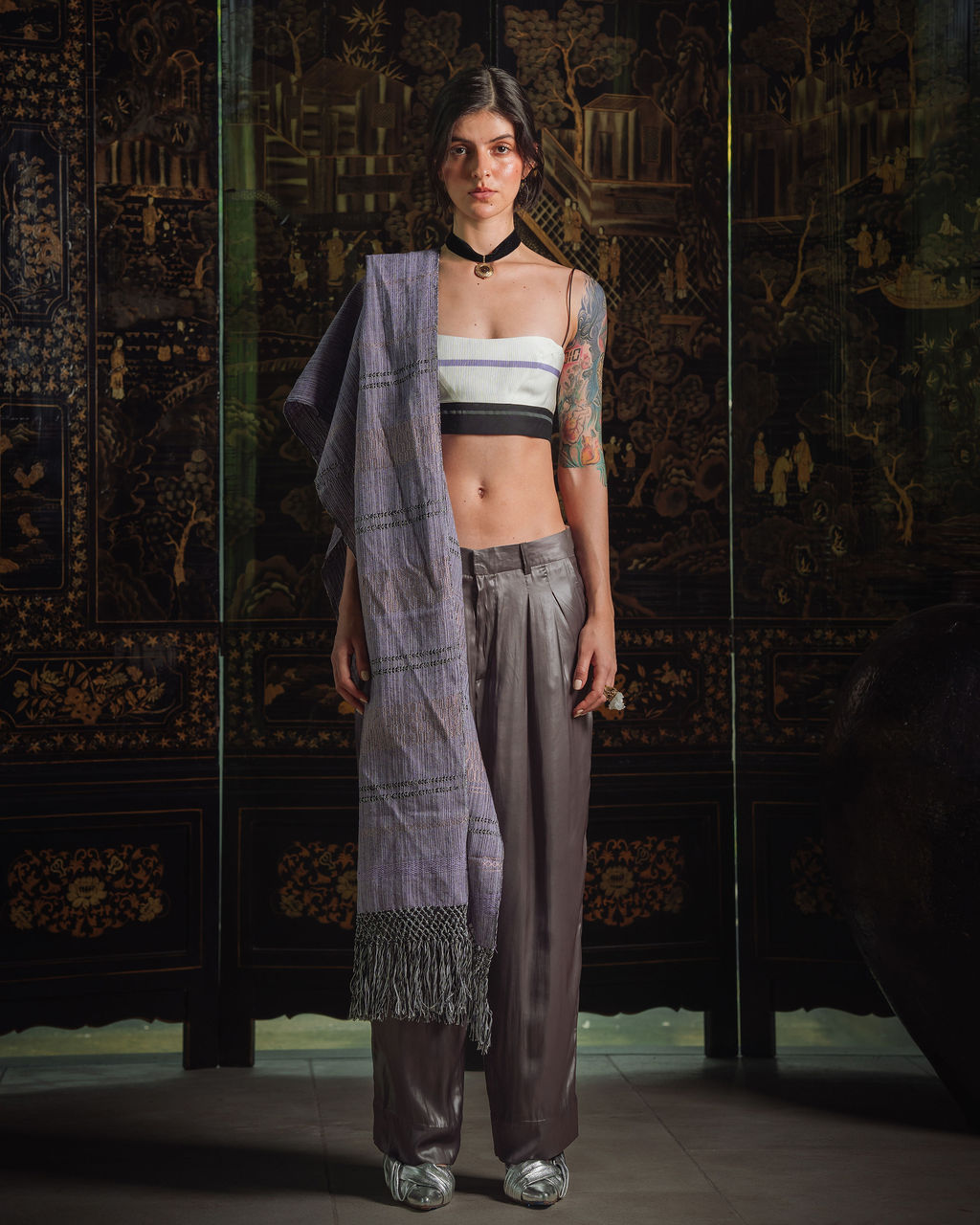 Roberta Top - Violet One Kimono