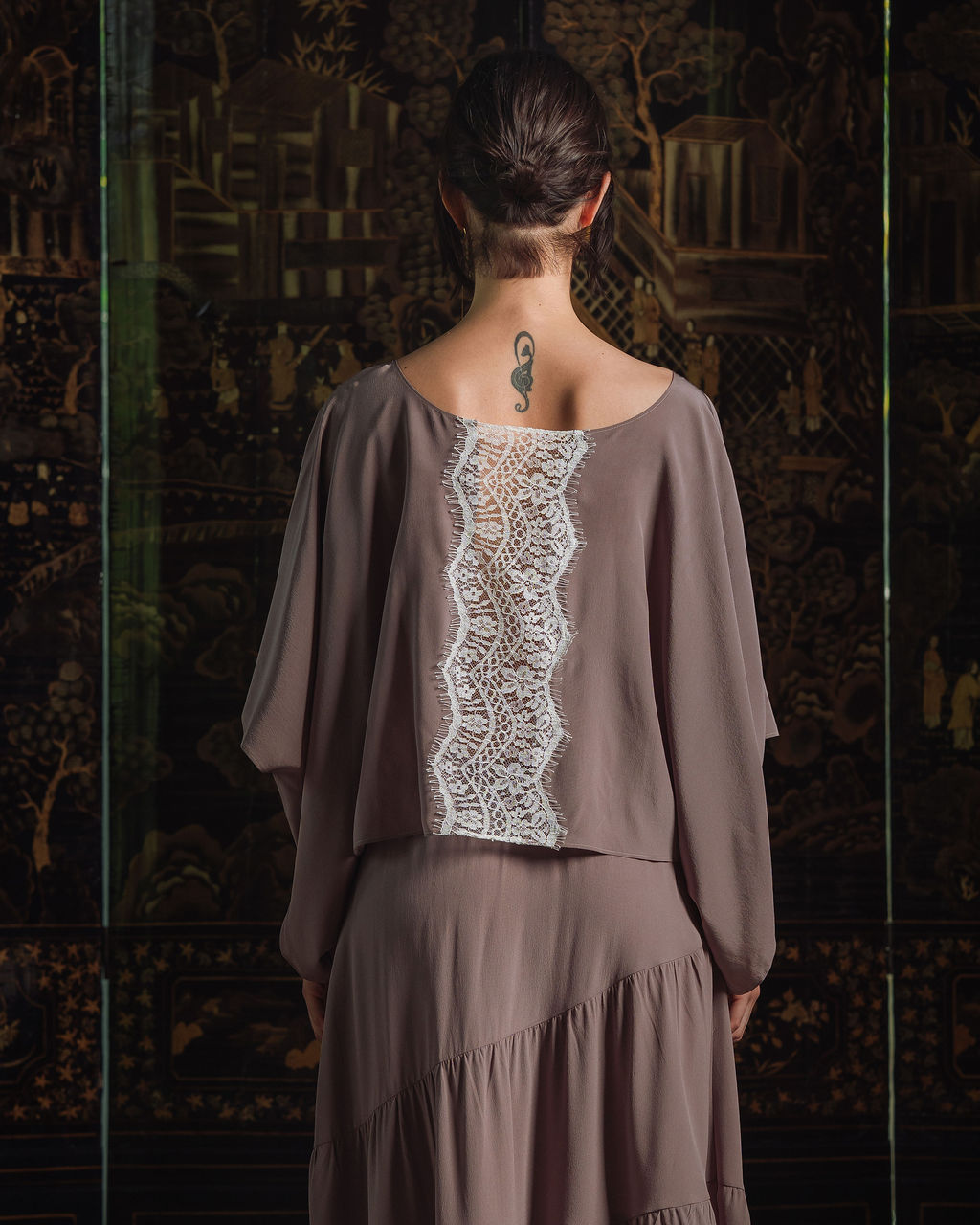 Lavender Root Lace Top