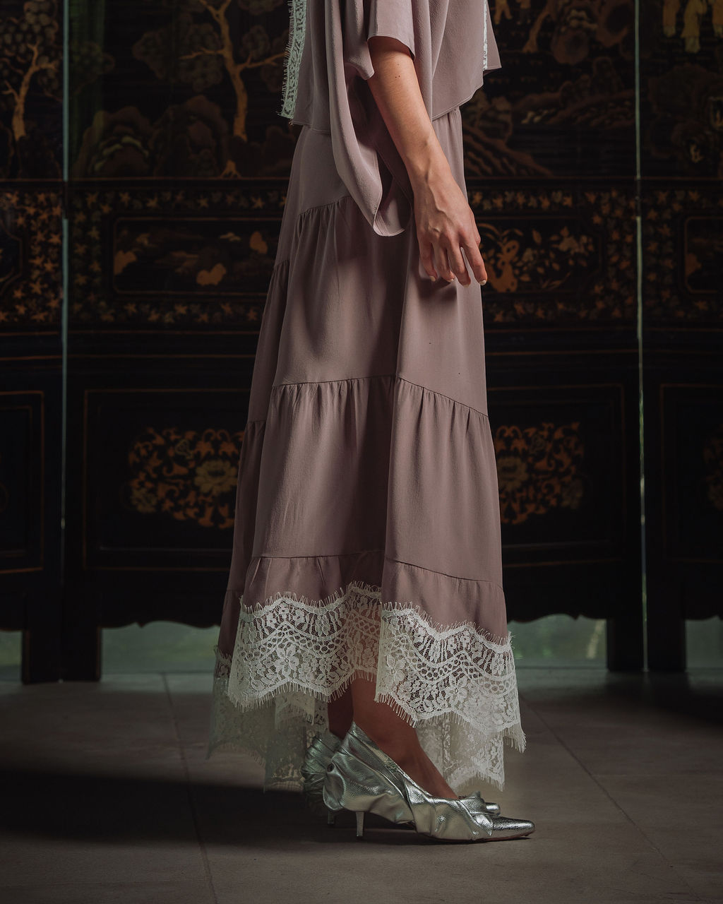 Lavender Root Lace Skirt