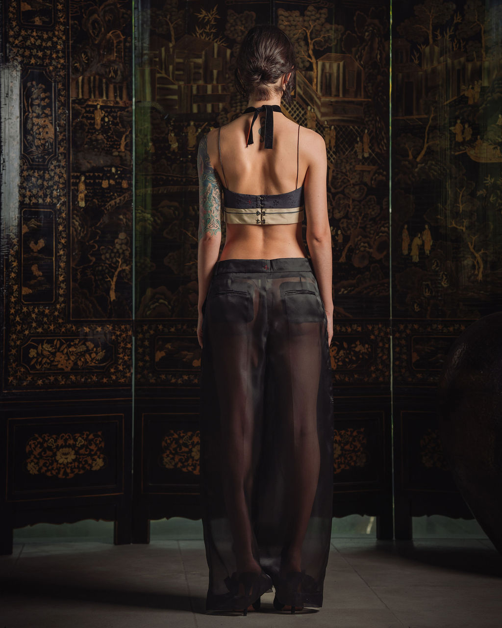 Roberta Top - Black Lotus Kimono