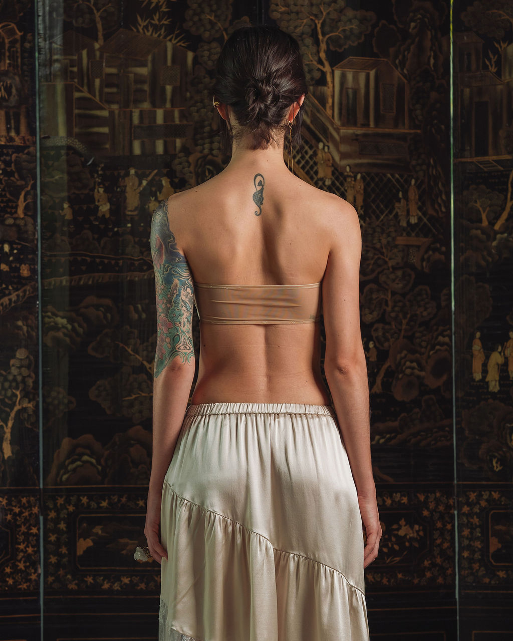 Tube Top - White Salmon Skin