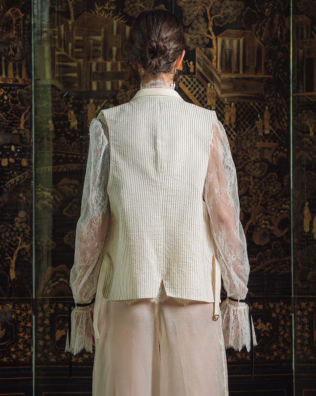 Nietzsche Vest - White