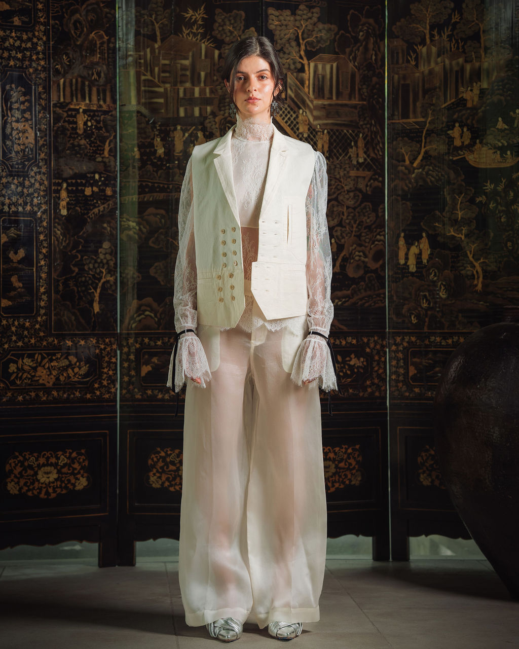 Nietzsche Vest - White