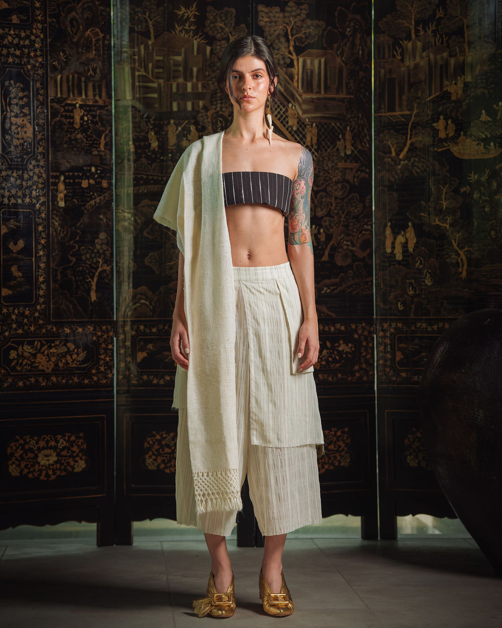 Manto de Seda y Lana