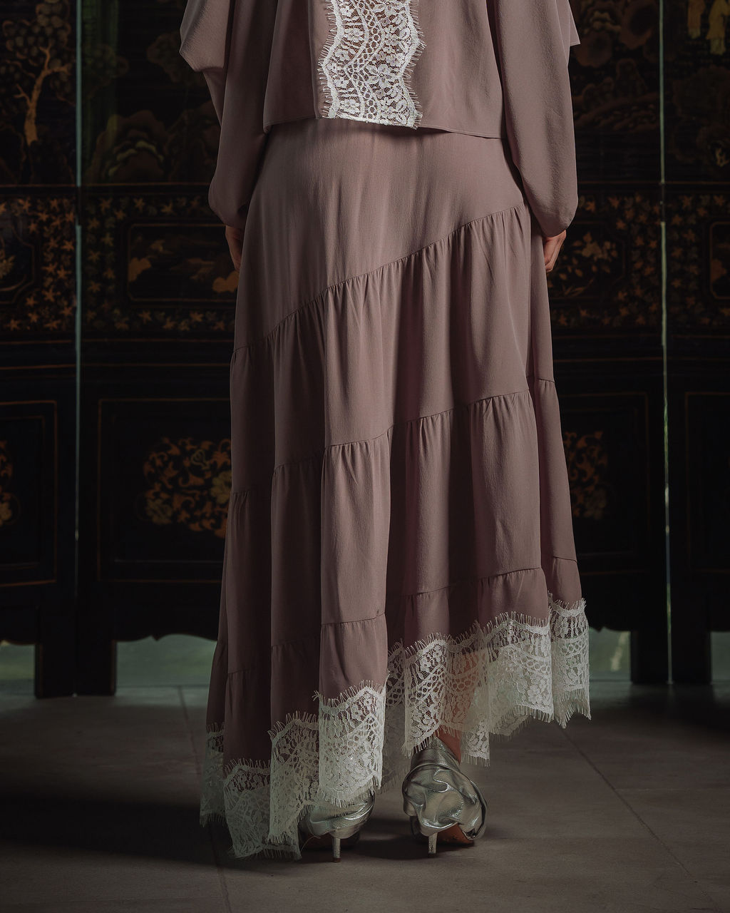 Lavender Root Lace Skirt