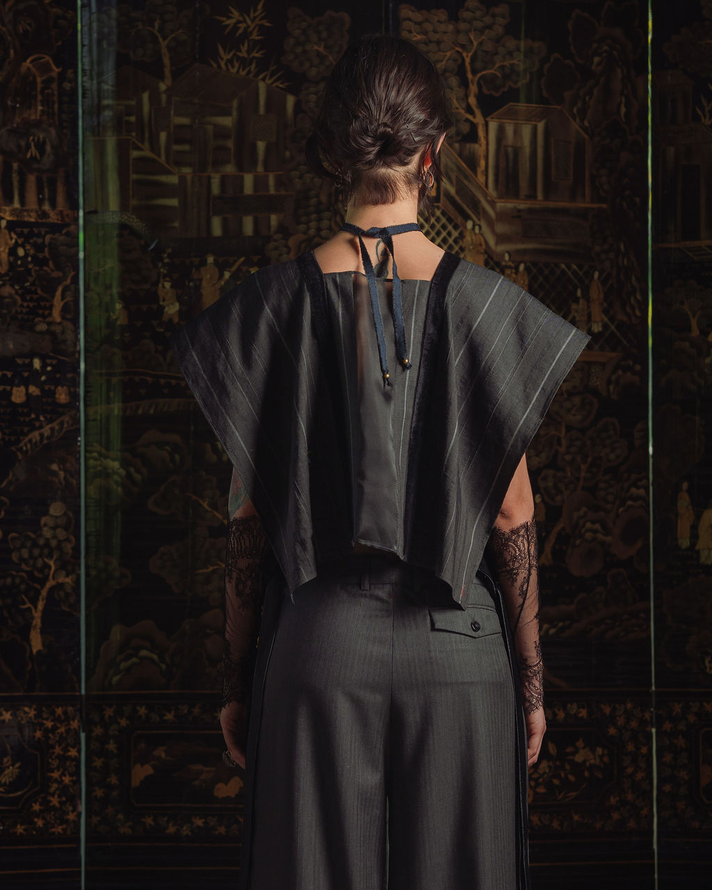 Huipil Moon - Black