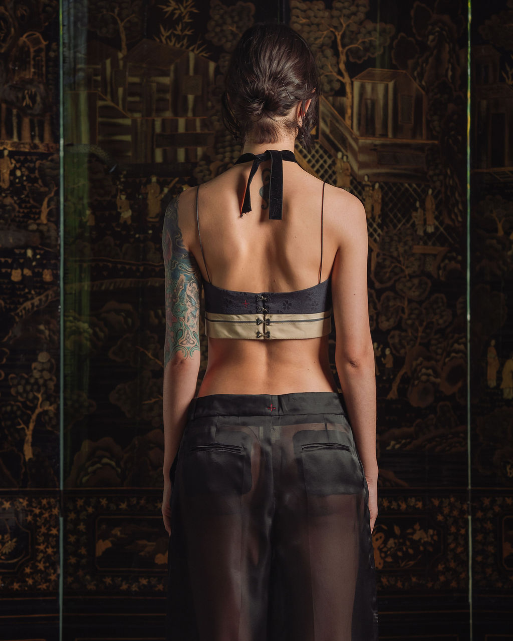 Roberta Top - Black Lotus Kimono