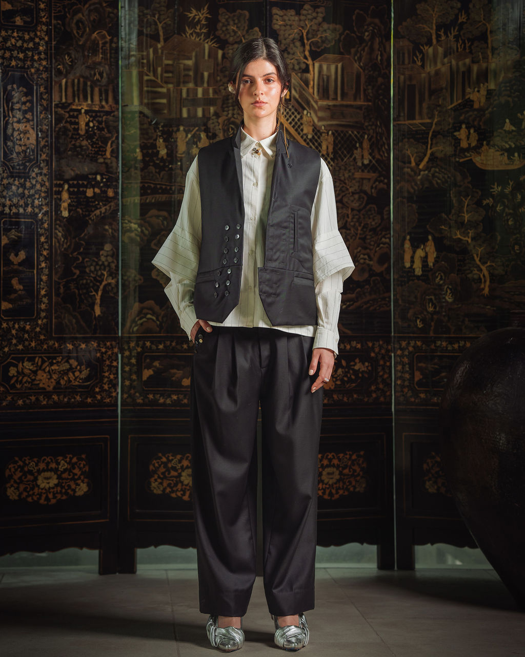 Boyfriend Pants - Black