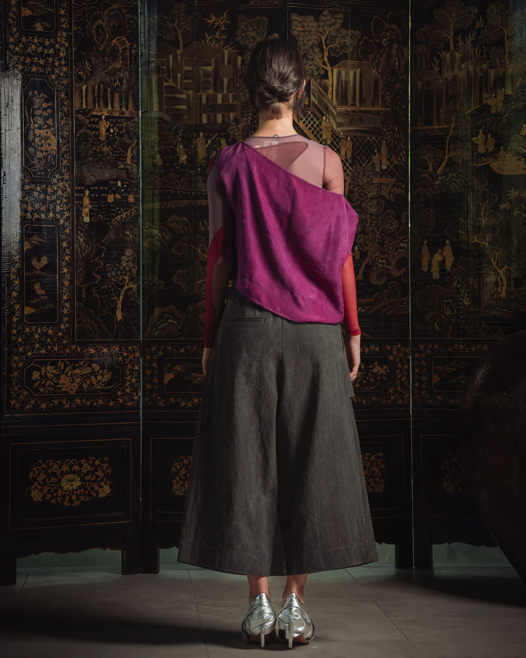 Light Blouse - Magenta