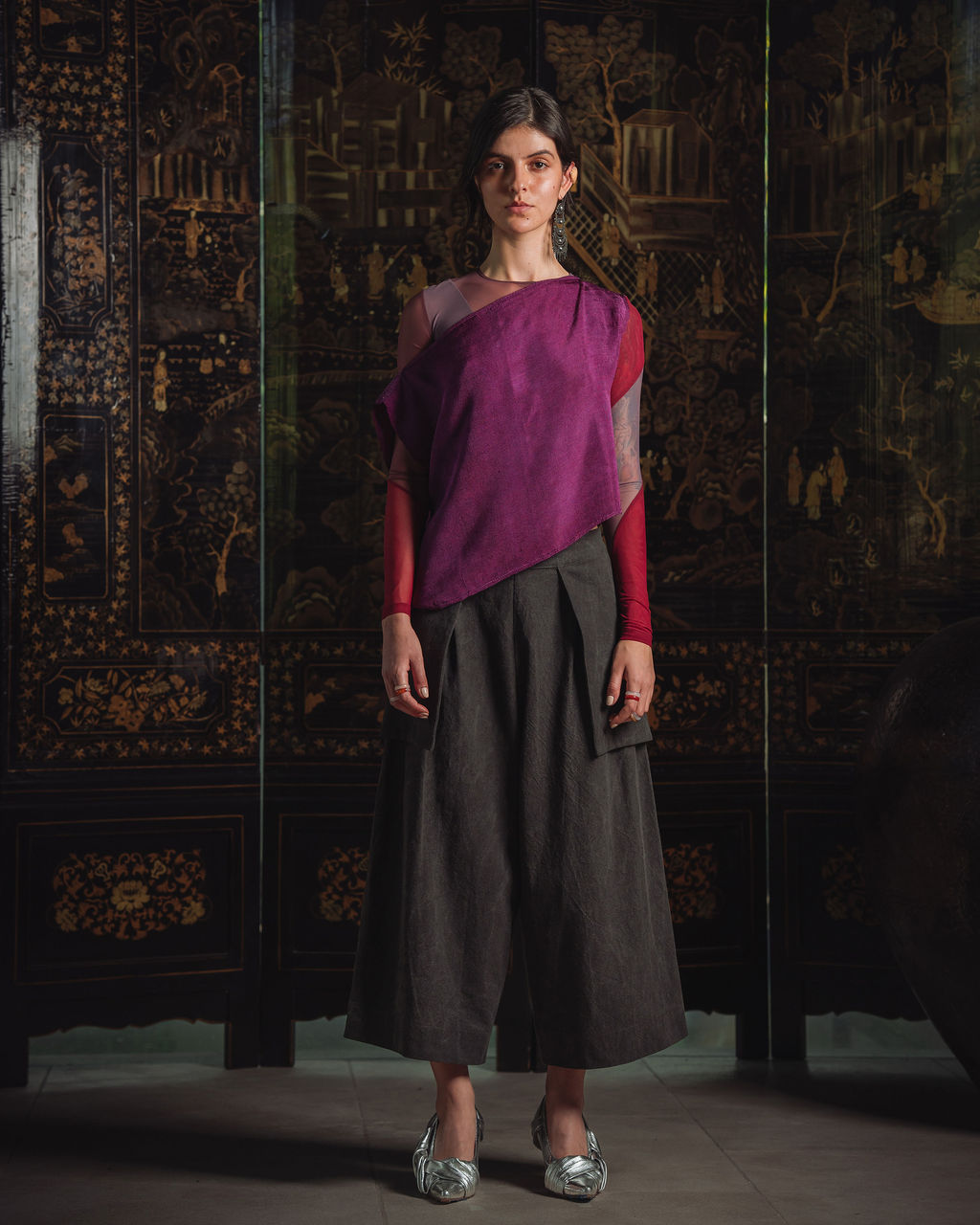 Light Blouse - Magenta