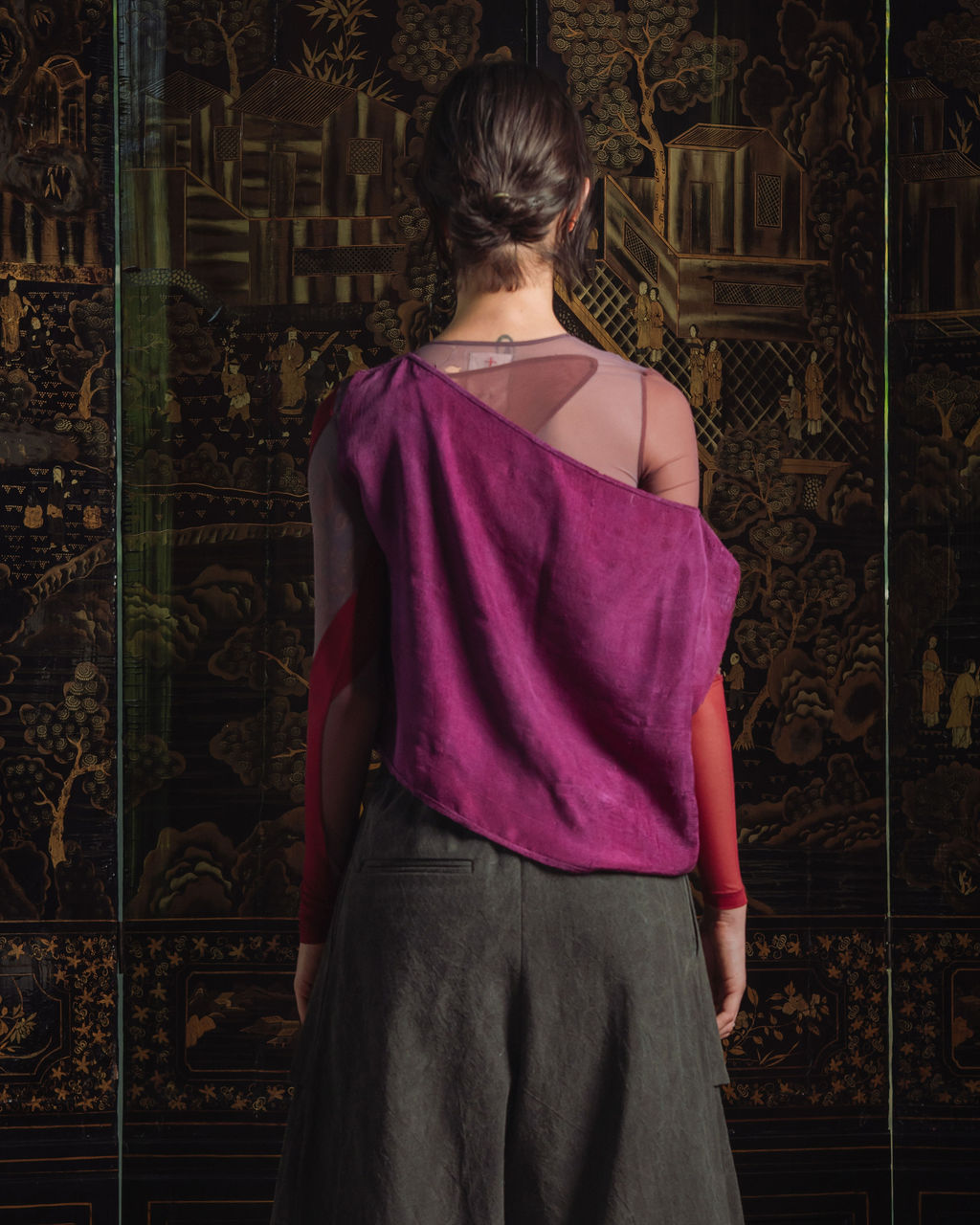 Light Blouse - Magenta