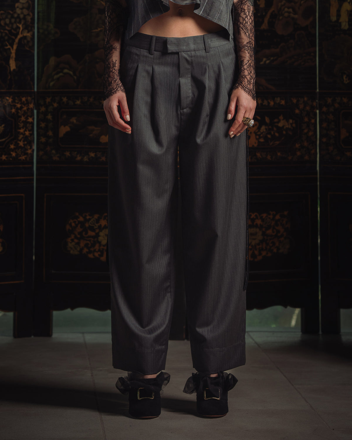 Boyfriend Pants - Wool