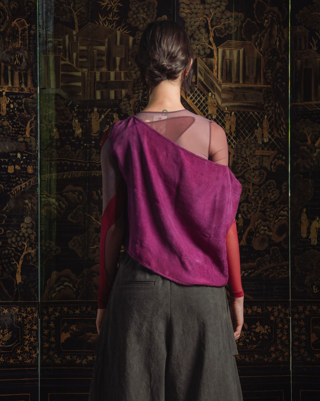 Light Blouse - Magenta