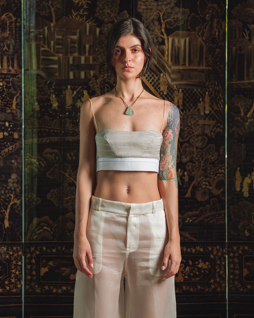 Roberta Top - Salt Crystal Kimono