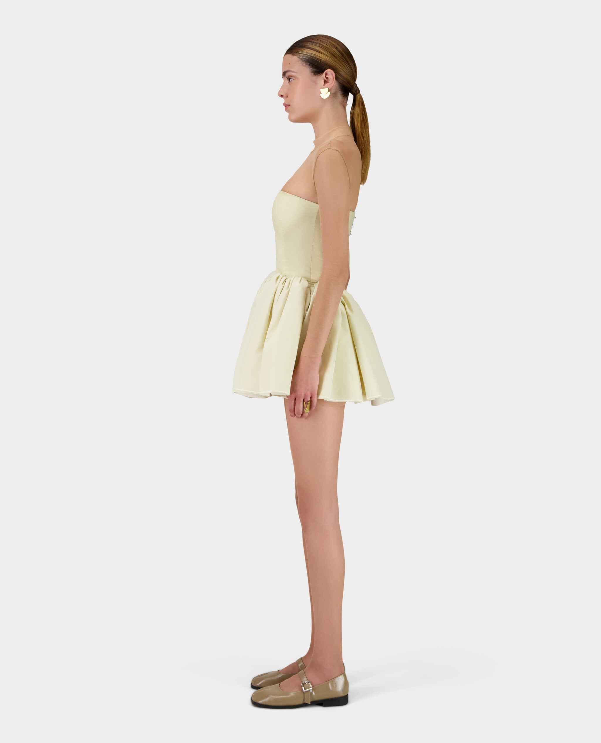 ballerina dress fashion Ballerina Dress in White 20W