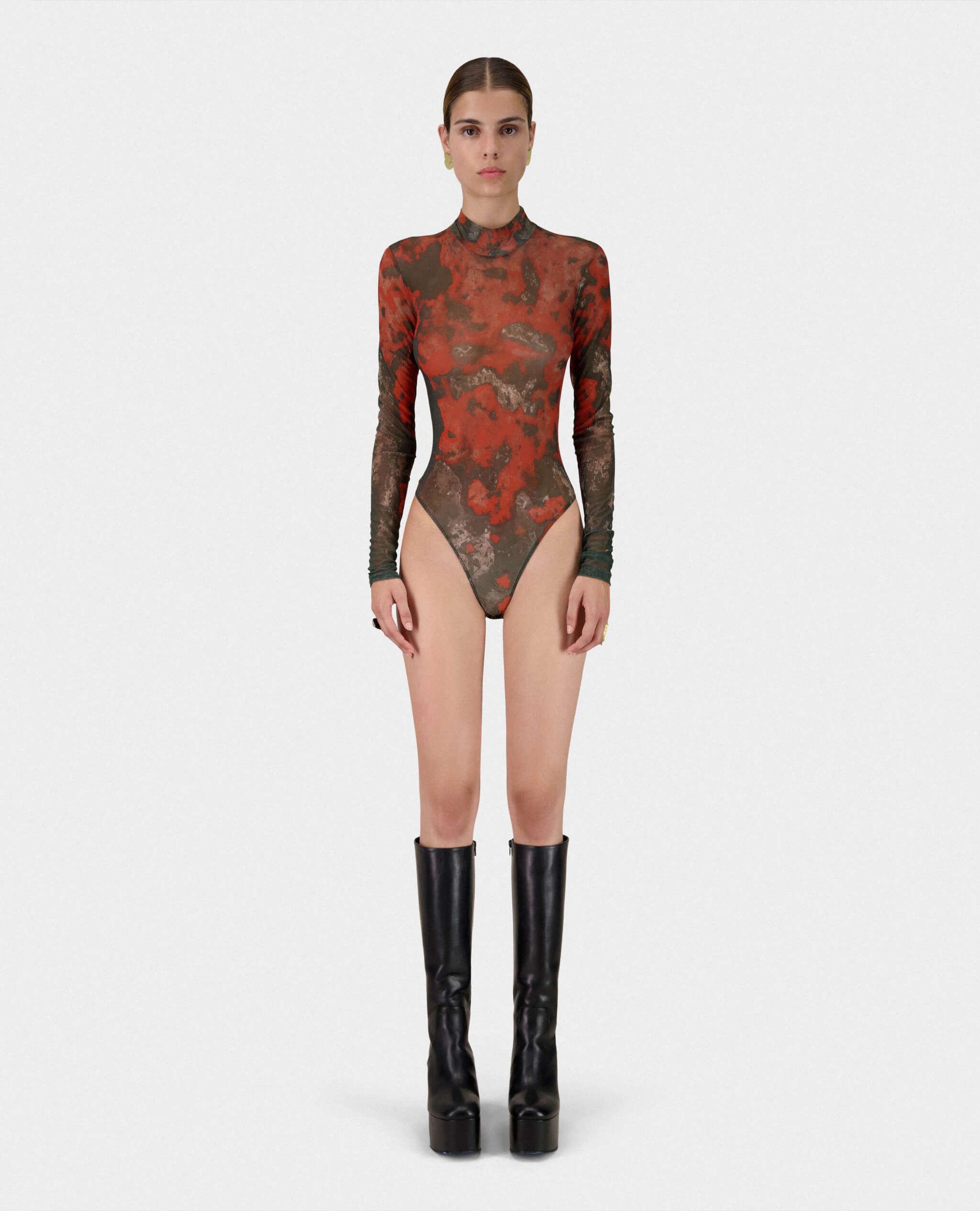 Second Skin Body - Red and Black