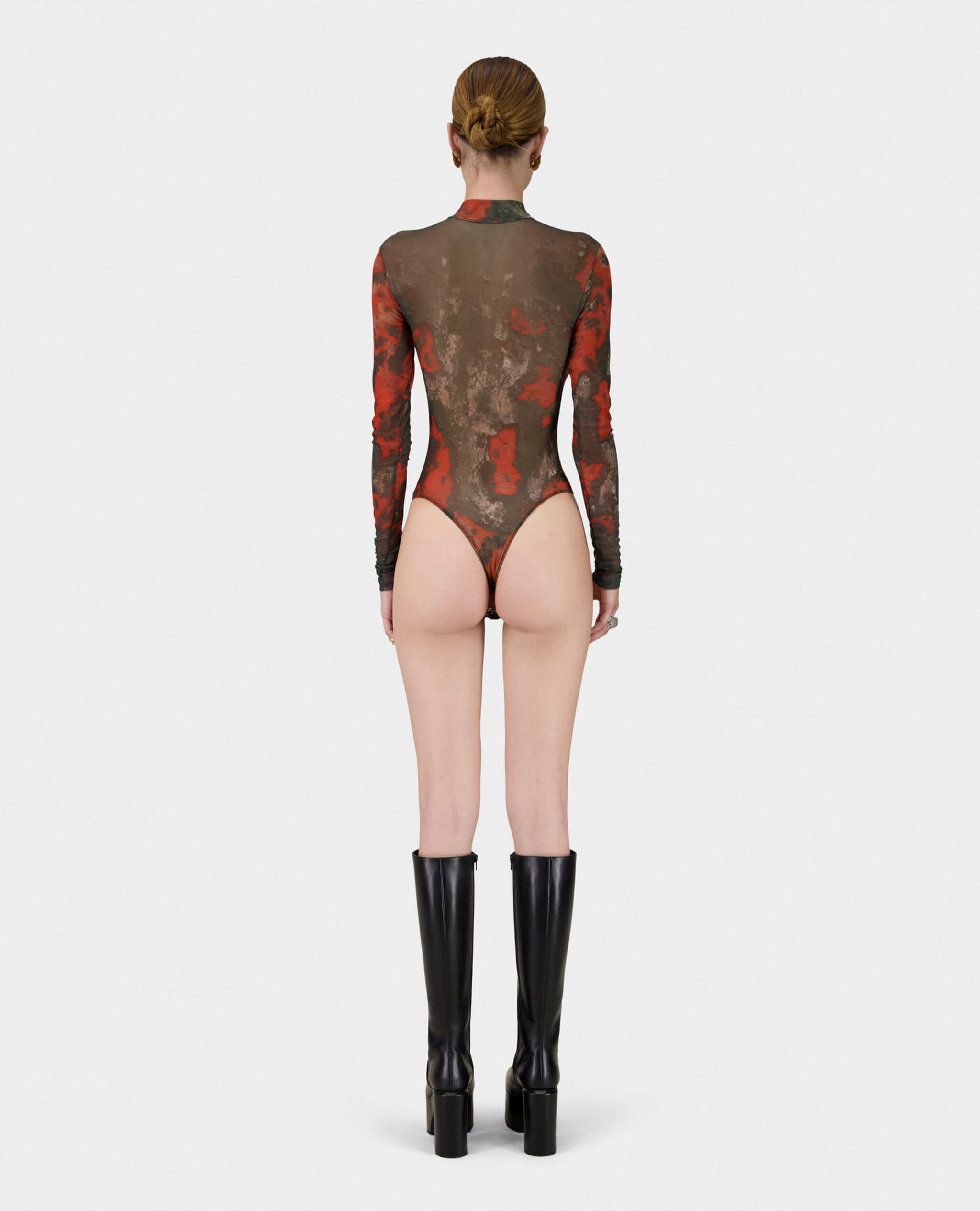 Second Skin Body - Red and Black
