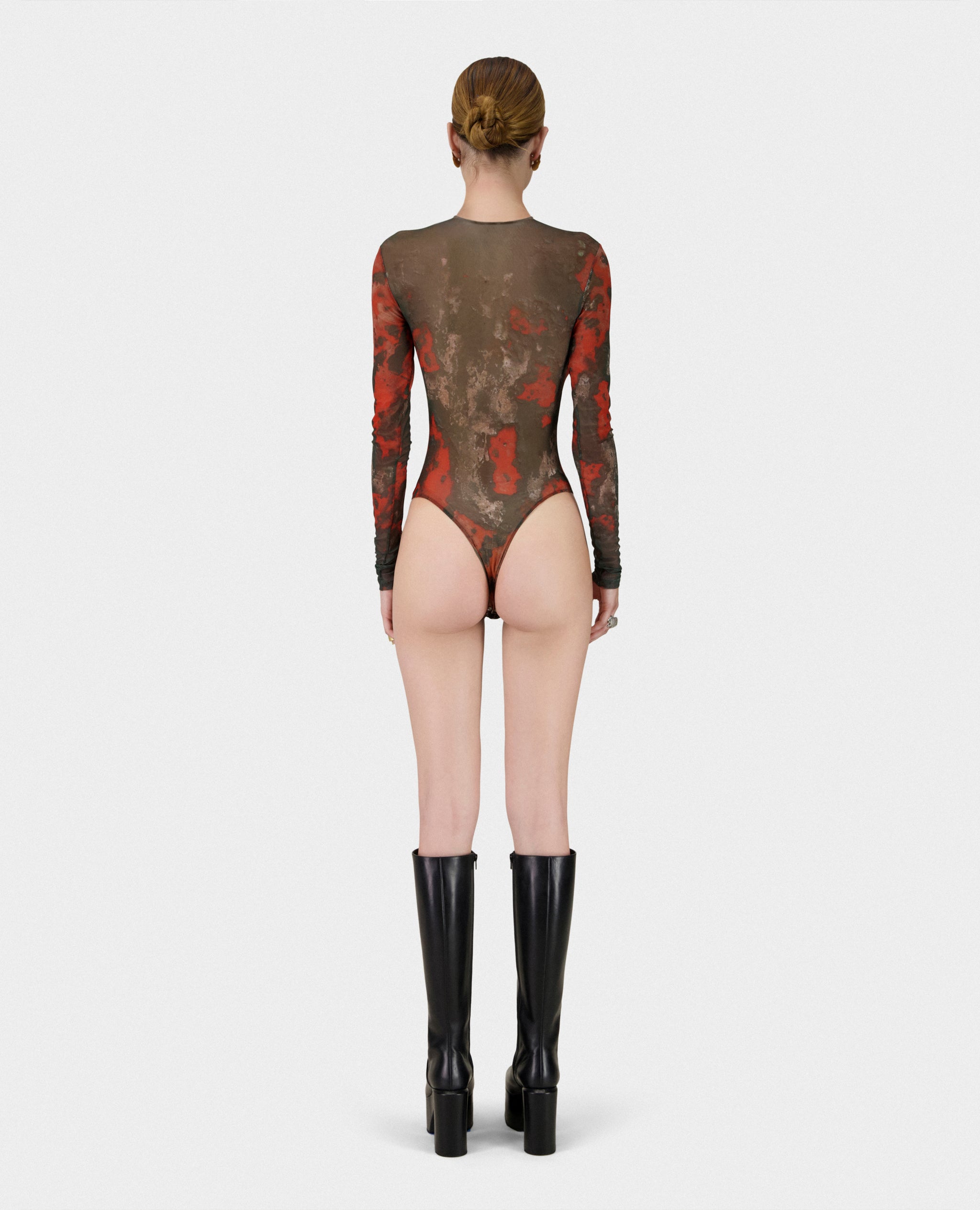 Second Skin Body - Red and Black