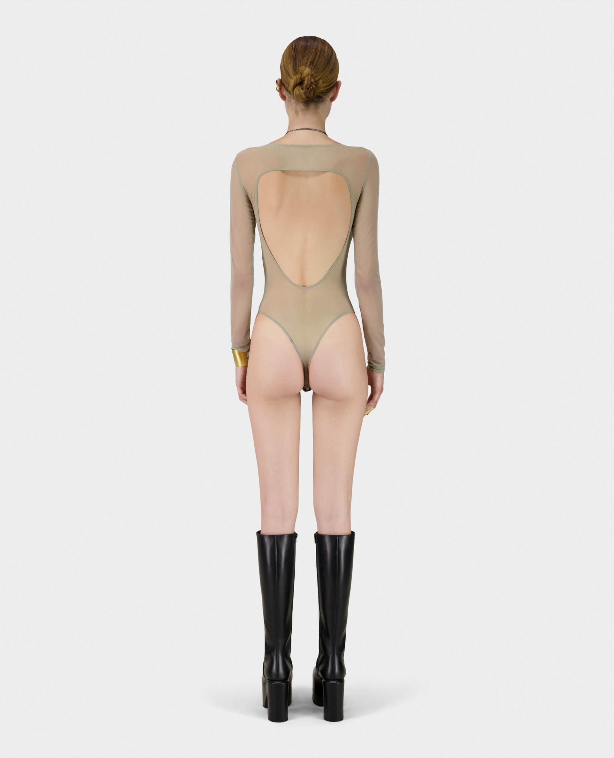 Open Back Body - Ash Blue